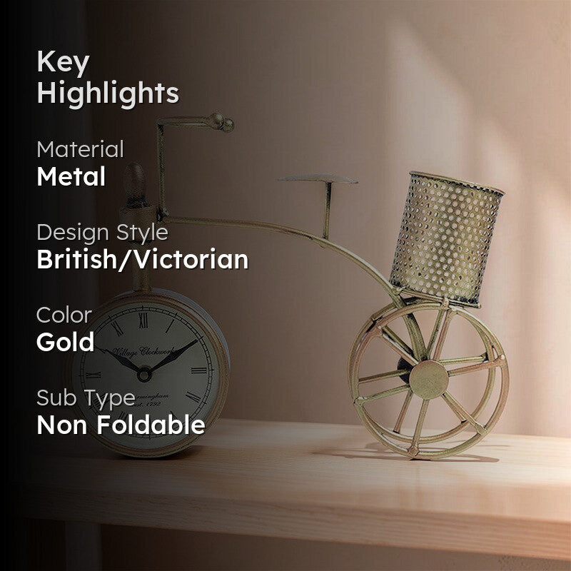 Cycle Clock & Stationery Holder media 2