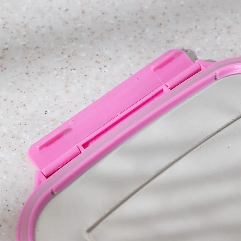 Vidora Pink Stainless Steel Lunch Box (775/150 mL) - Two Piece Set media 6