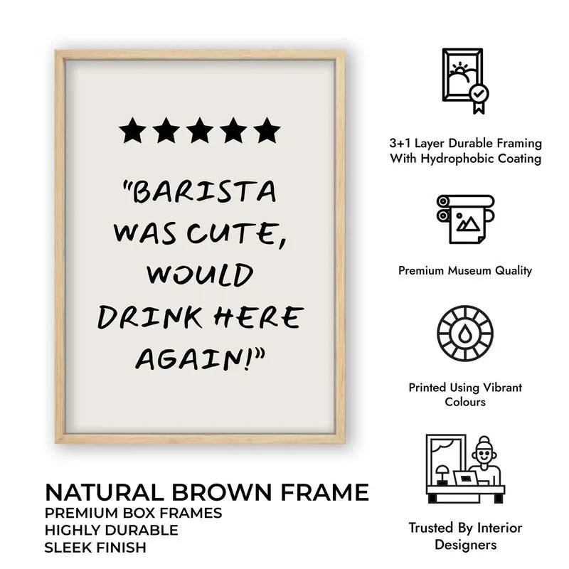 Barista Aura Archival Canvas Wall Art - Brown media 10
