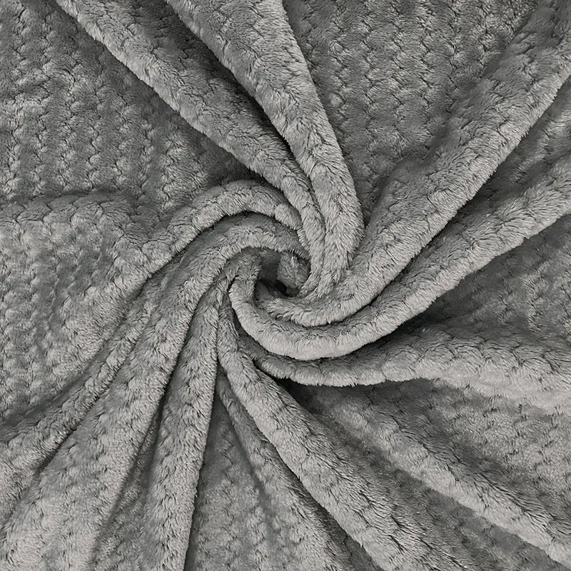 Swayam Seda Mink Blanket (Grey) - 240 GSM media 5