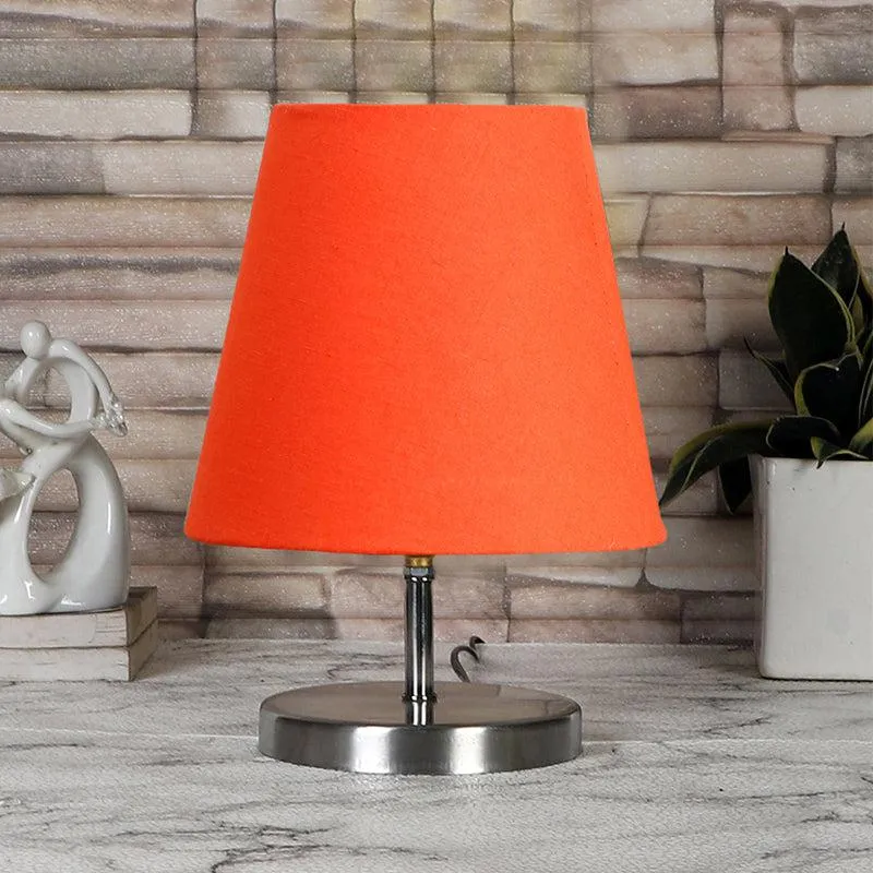 Vidro Fabric Table Lamp - Orange,Silver media 3