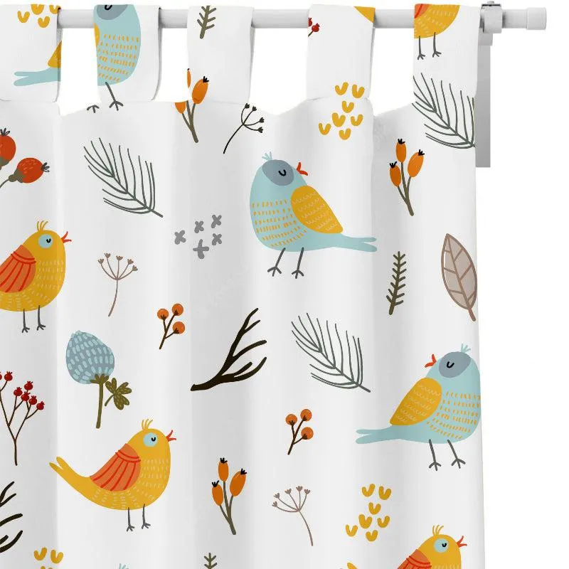Bird Paradise Tab Top Medium Width Curtain media 6