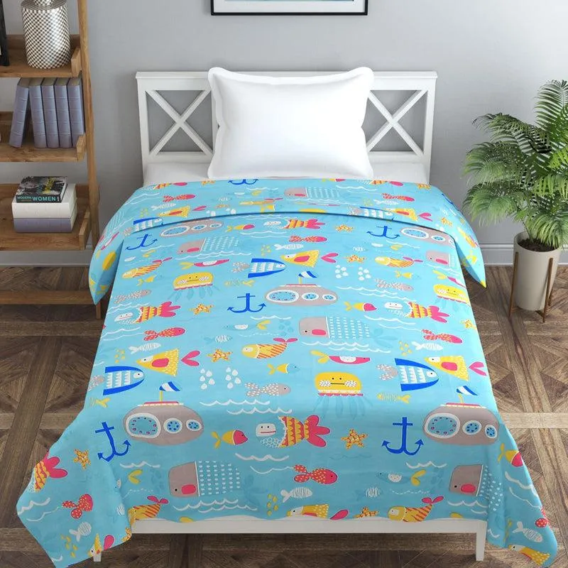 Marine Mysteries Kids' Cotton Duvet Cover - 210 TC media 3