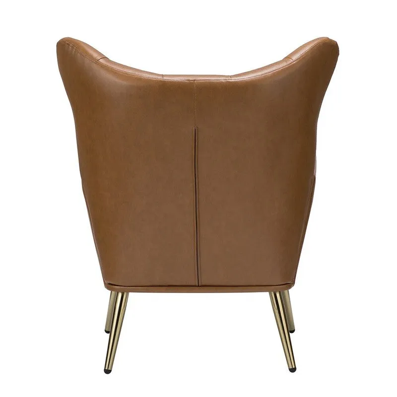 Urban Neem Wood Lounge Chair - Tan media 6