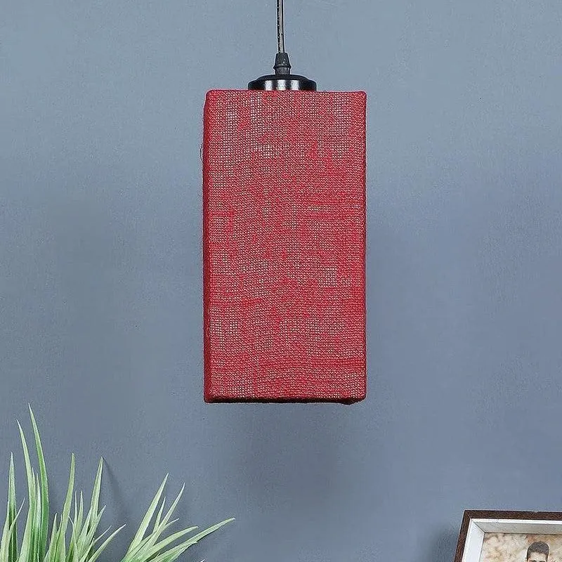 The Red Play Jute Ceiling Lamp media 4