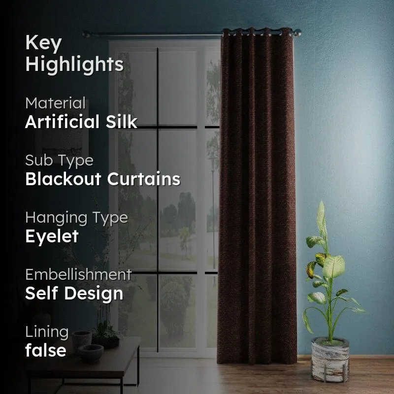 Fasho Blackout Curtain - Brown media 2