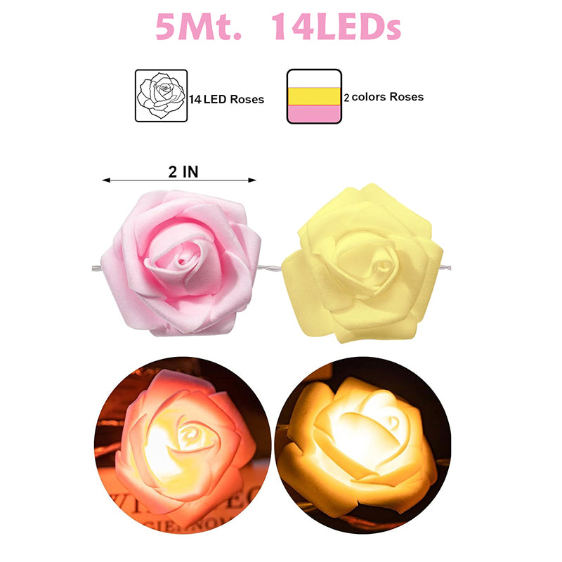 Eternal Rosa Foam String Light  - Multicolor media 6
