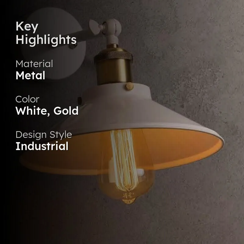 Indak Metal Wall Lamp - Gold media 2