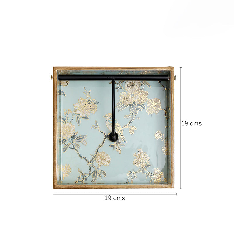 Elegant Blue Floral MDF Tissue Holder media 6