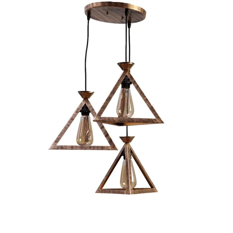 Antique Trio Iron Ceiling Lamp media 3