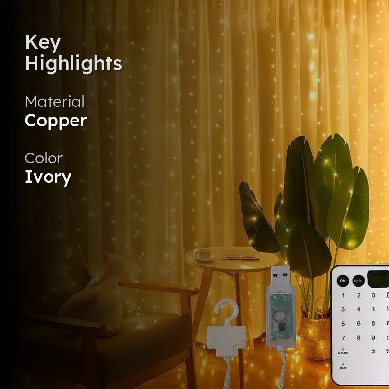 Asteria Copper String Light - Ivory media 2