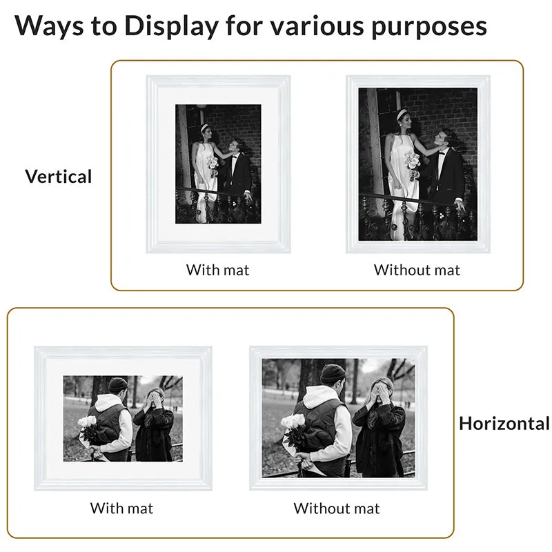 Treega Nuvo Photo Frame (White) - Set Of Four media 5
