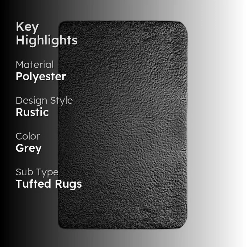 Nautica Eastbury Anti-Slip Area Rug - Steel Grey media 2