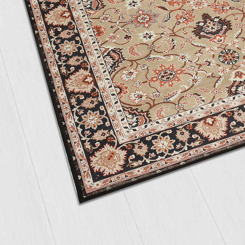 Zinat Velvet Rectangle Anti-Skid Carpet media 5