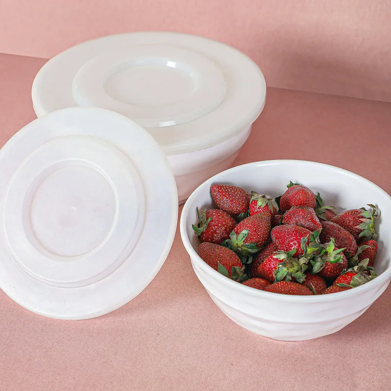 Maneva Serving Bowl (White) - Set Of Two media 5
