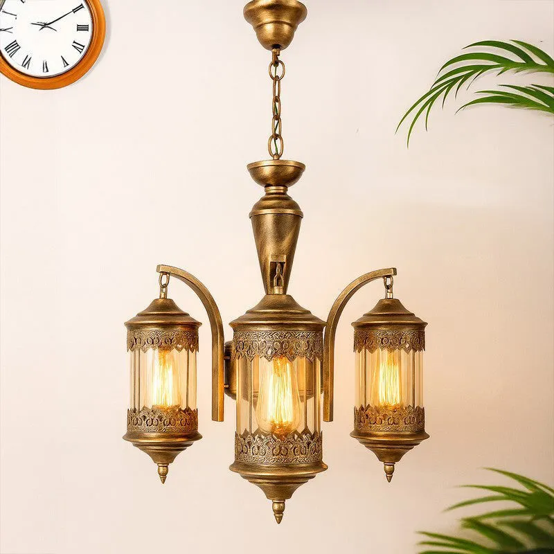 Ornate Farola Chandelier - Three Lights media 1