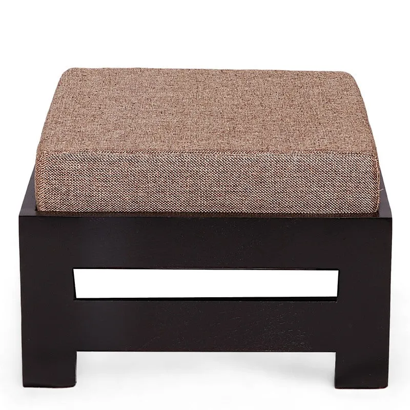 Mynex Sheesham Wooden Bench with Stool (Beige) - Two Piece Set media 4
