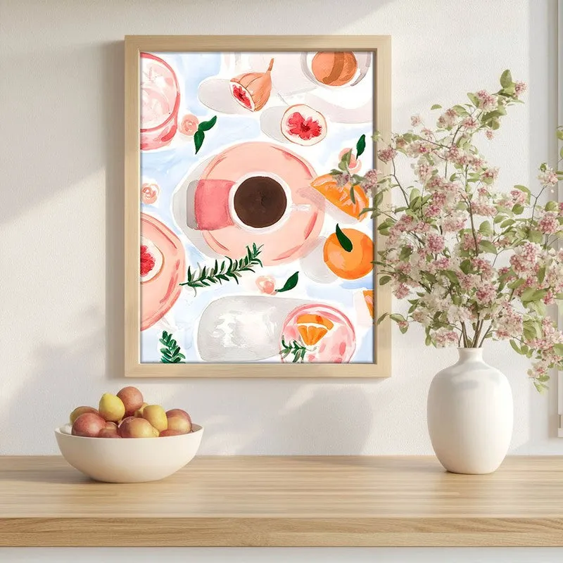 ZestySip Archival Canvas Wall Art - Brown media 1