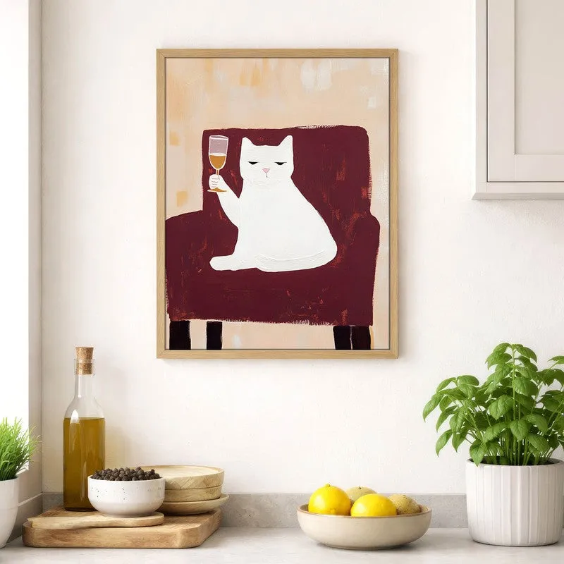 Sip Muse Archival Canvas Wall Art - Brown media 4