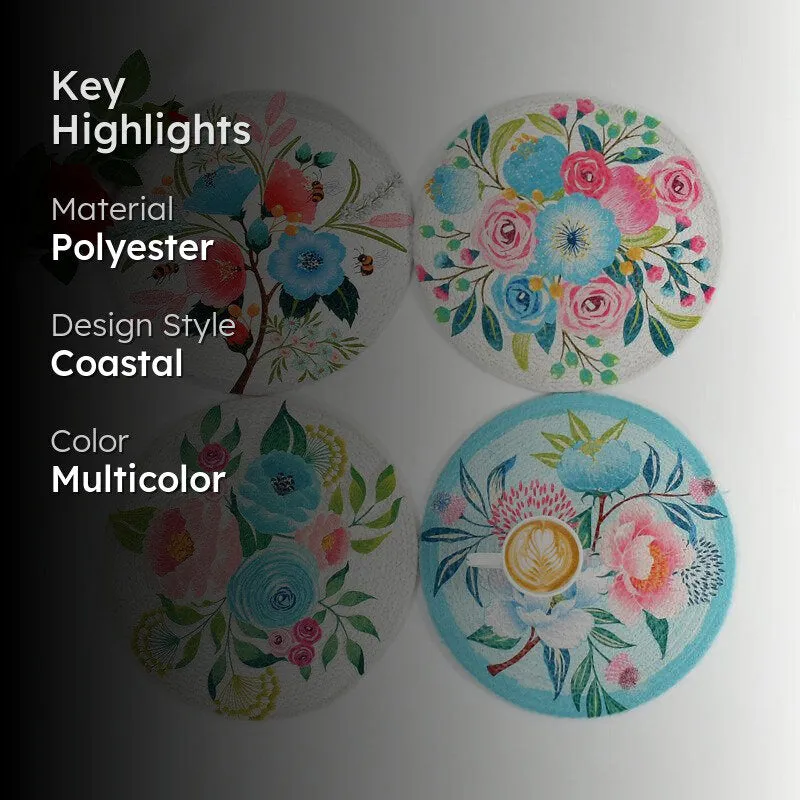 Salix Round Placemat - Set Of Four media 2