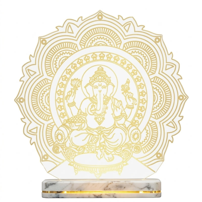 Morya Acrylic Table Lamp - Transparent media 5