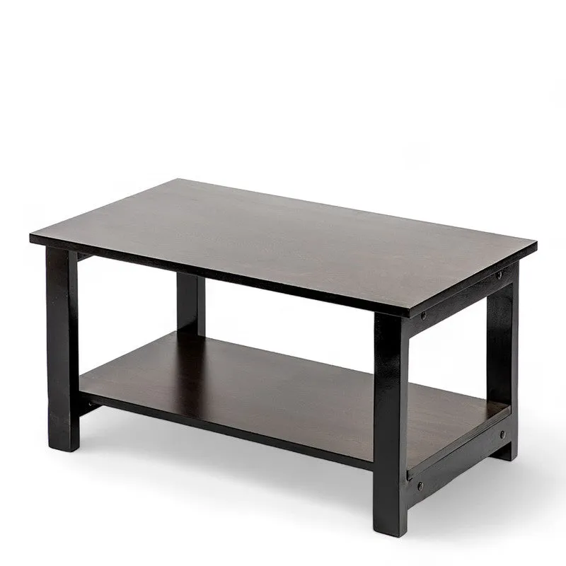 Yavro Sheesham Wooden Center Table - Black media 4