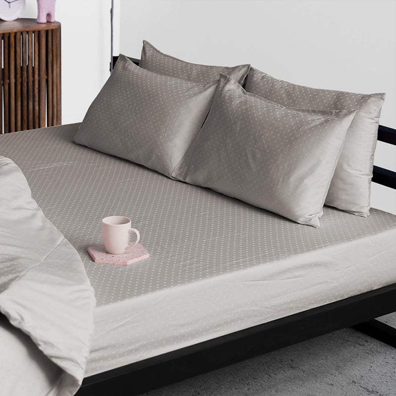 Calida Cotton Duvet Cover - Grey media 6