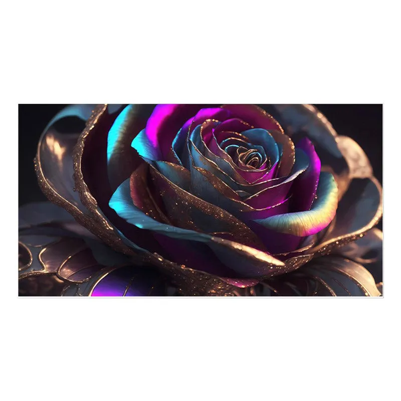 Rose Exuberance Floral Wall Painting media 3