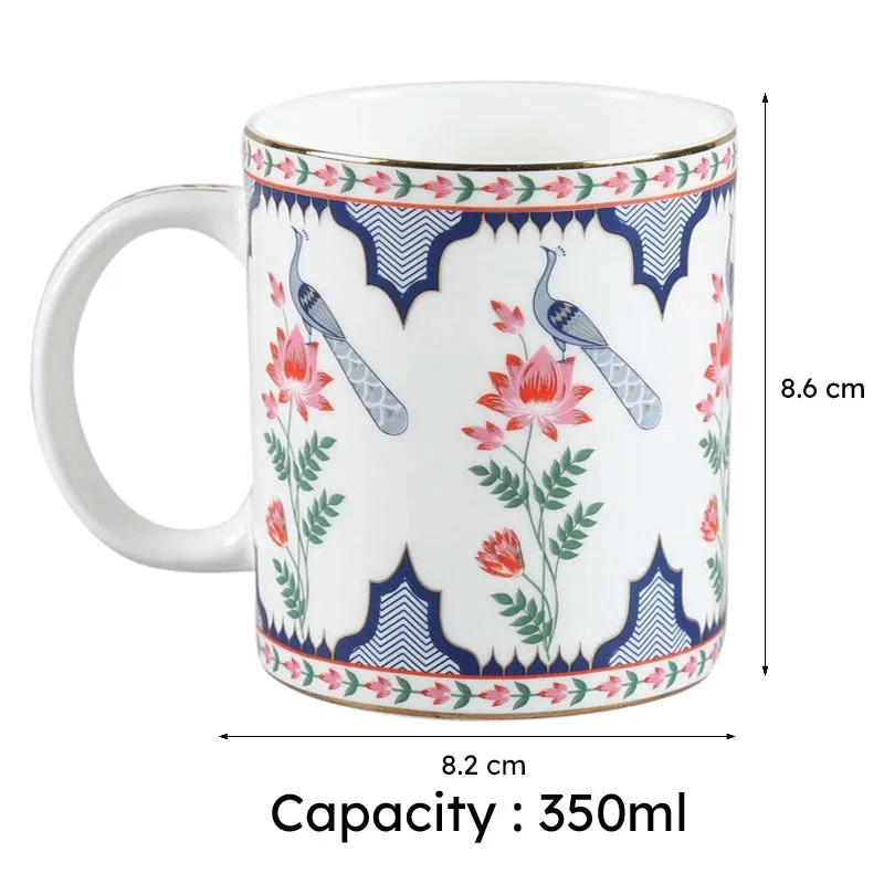 India Circus Circus Chevron Bone China Coffee Mug (360 mL Each) - Set Of Two media 7