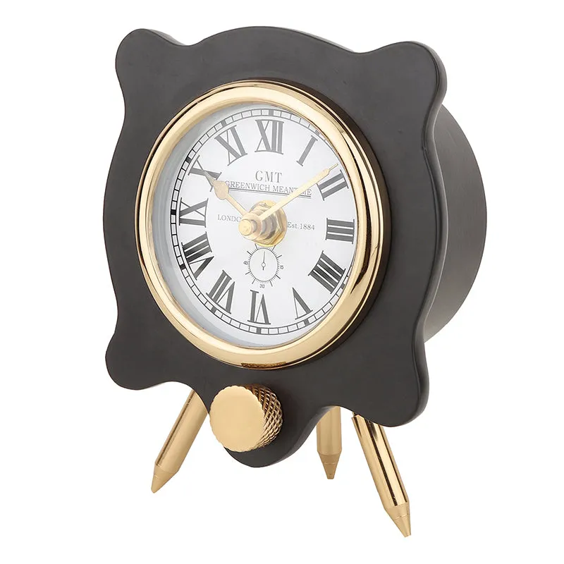 Evera Analog Table Clock - Black media 4