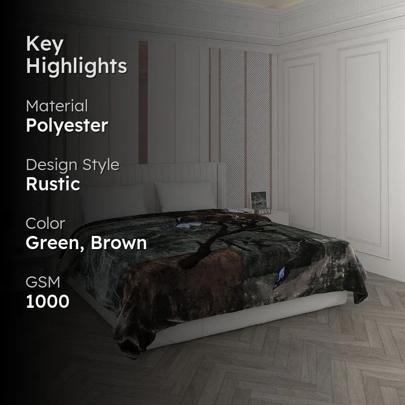 Monte Carlo Whispering Woods Blanket - 1000 GSM media 2