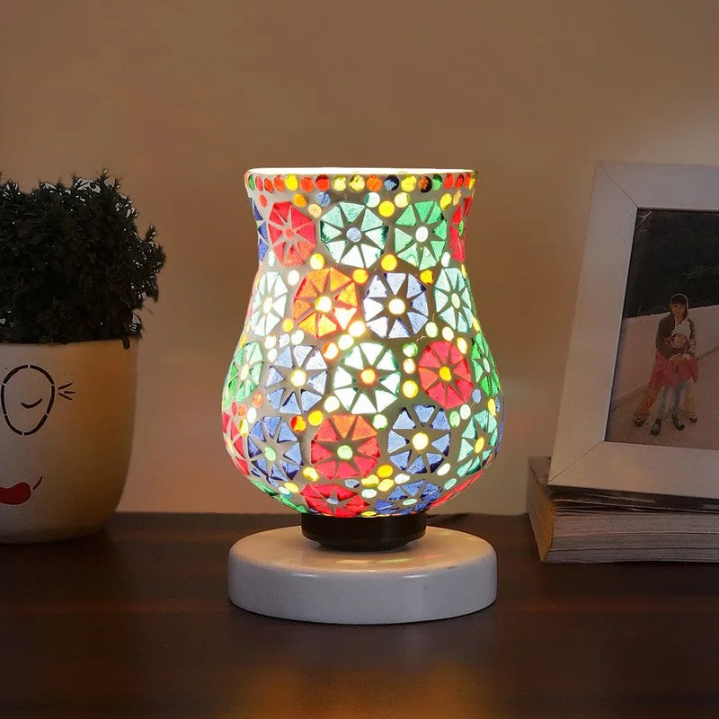 Illumea Mosaic Glass Table Lamp - Multicolor media 3