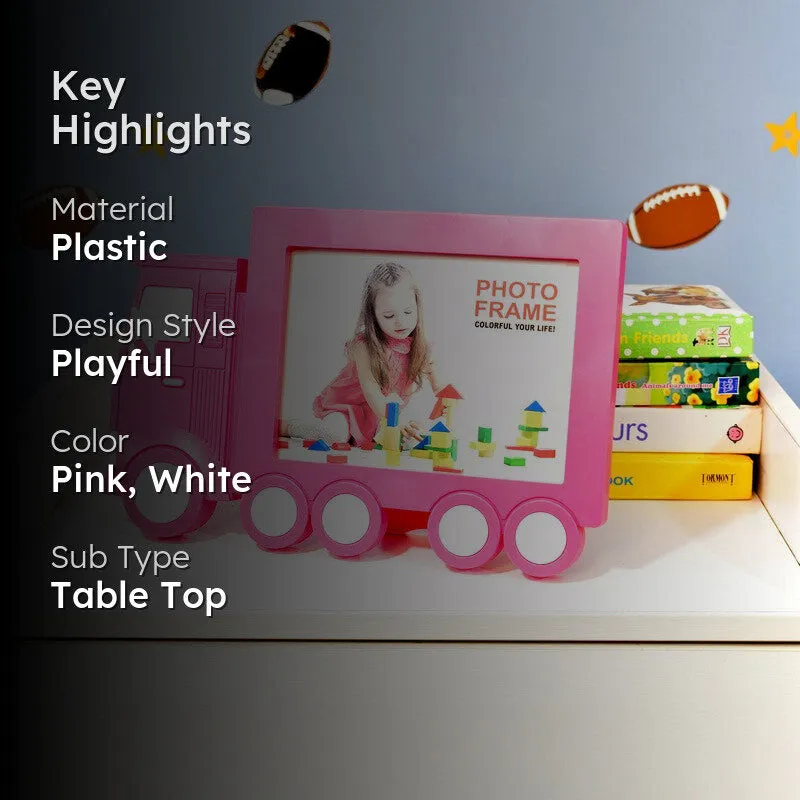 Little Truck Adventure Plastic Photo Frame media 2