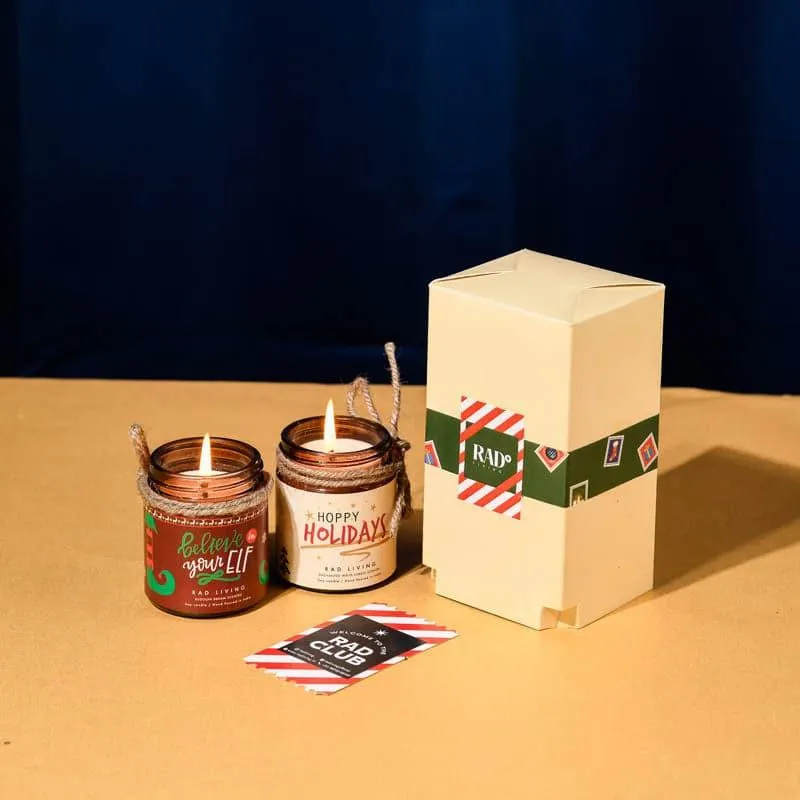 Merry Magic Scented Candle With Lid - Set Of Two media 3