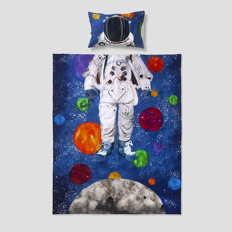 Space Race Reversible Cotton Comforter - 480 GSM media 6