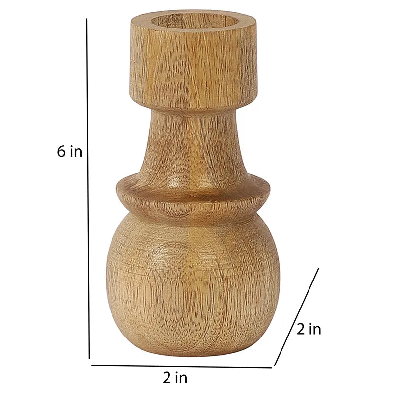 Flamo Mango Wood Candle - Set Of Two media 9