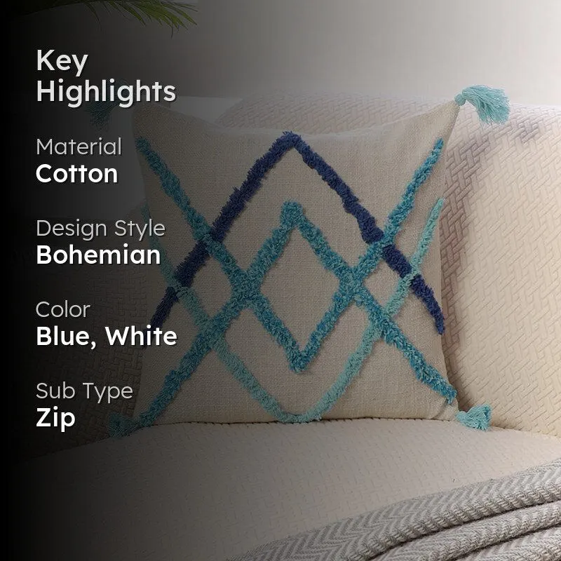 Melona Cross Tufted Cushion Cover media 2