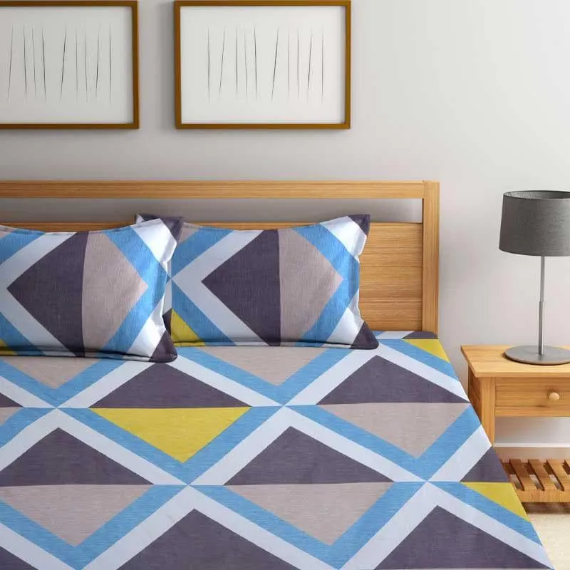 Alida Printed Microfiber Bedsheet - 130 GSM media 5