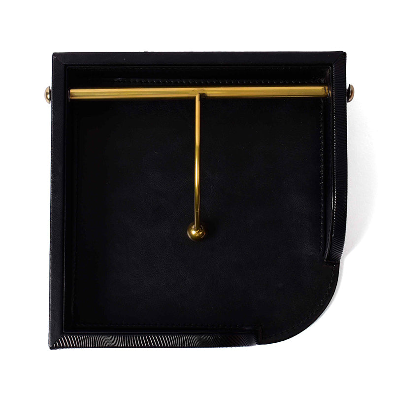 Veltrix Nuo Faux Leather Tissue Holder - Black media 5