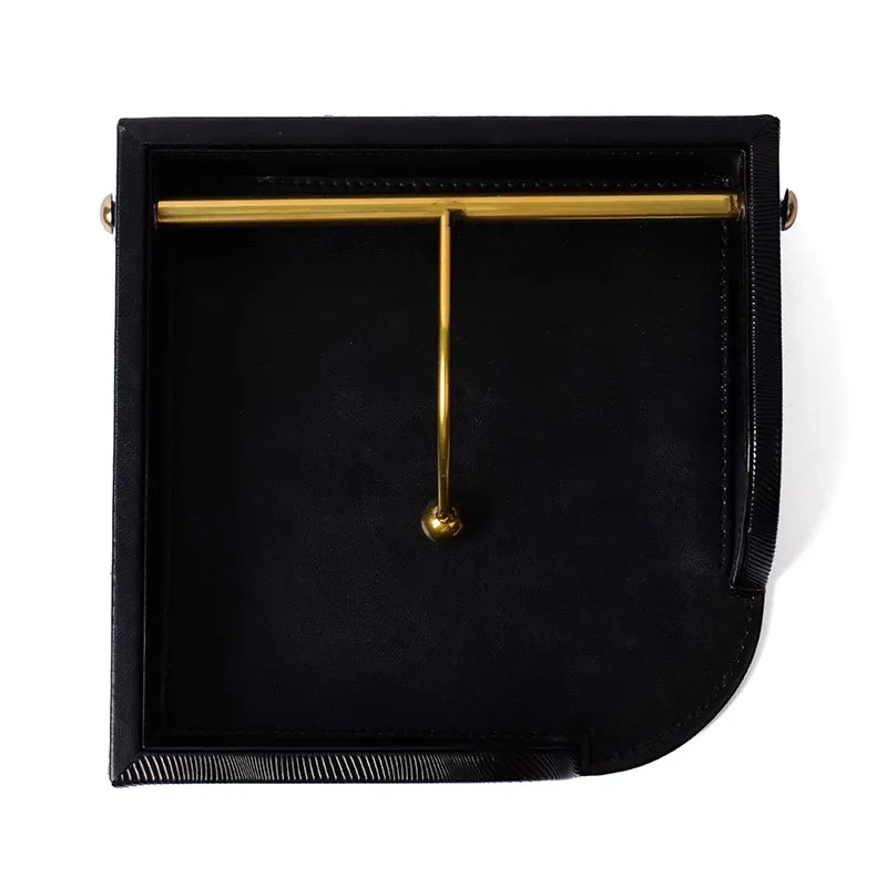 Veltrix Nuo Faux Leather Tissue Holder - Black media 5