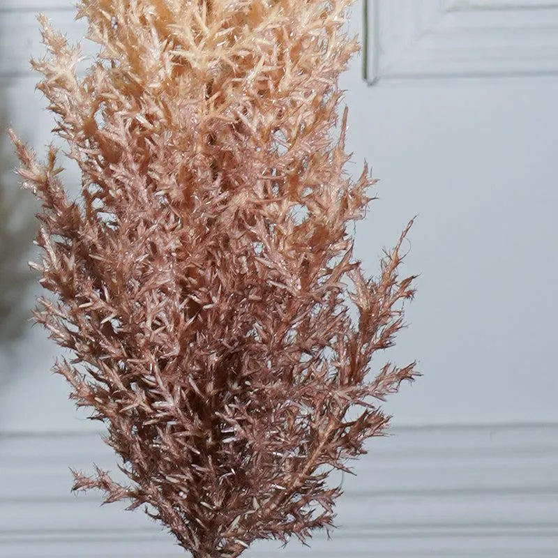 Faux Sabina Millet Grass Flower Stick (Beige) - 36 CM media 4