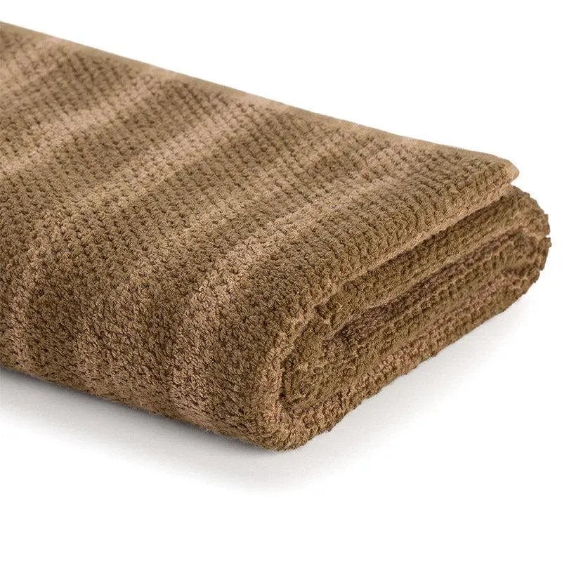 Sunscreen Terry Cotton Bath Towel - Brown media 4