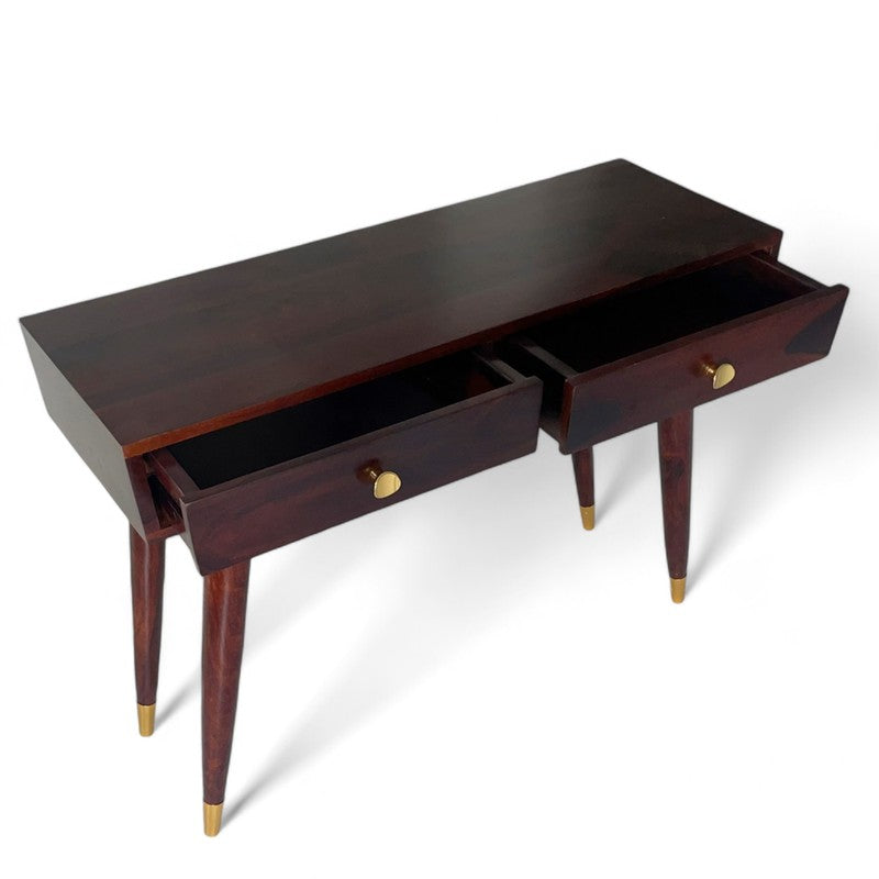 Wavro Sheesham Wooden Table - Brown media 6