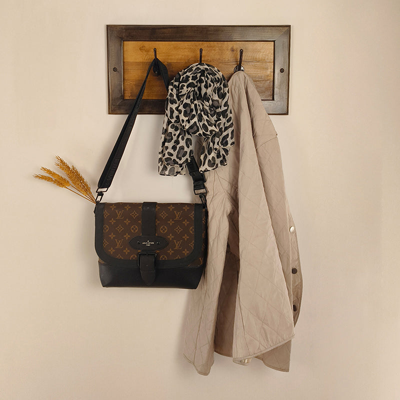 Struktura Wooden Wall Coat Hanger cum Key Holders media 3