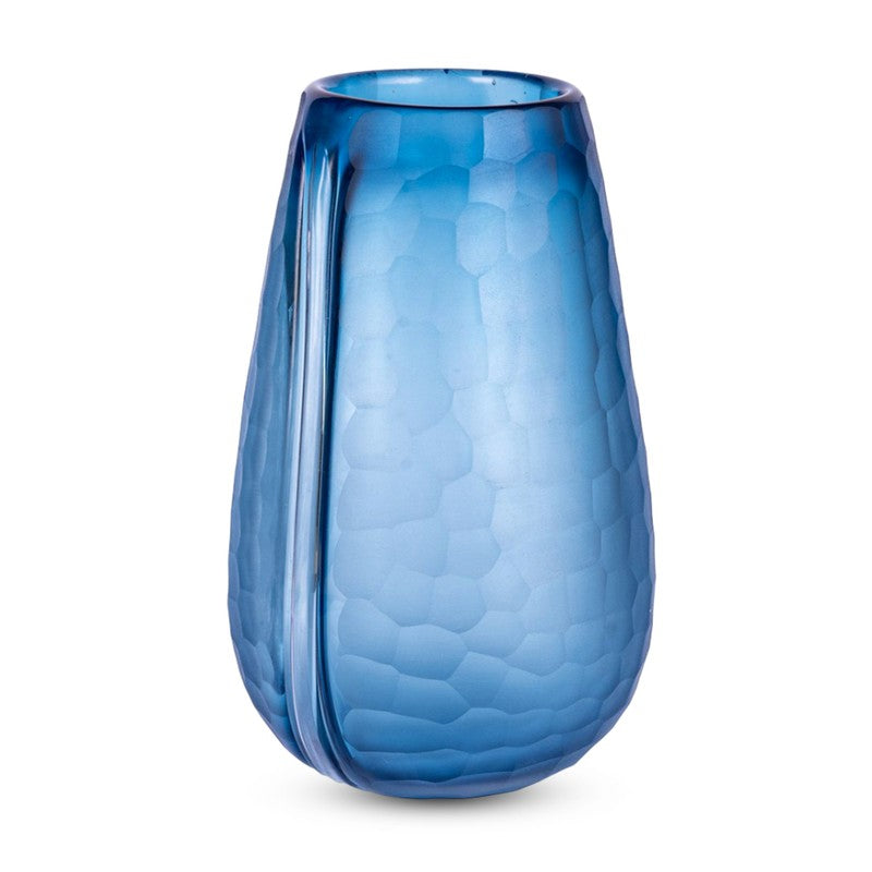 Quantix Glass Vase - Blue media 4