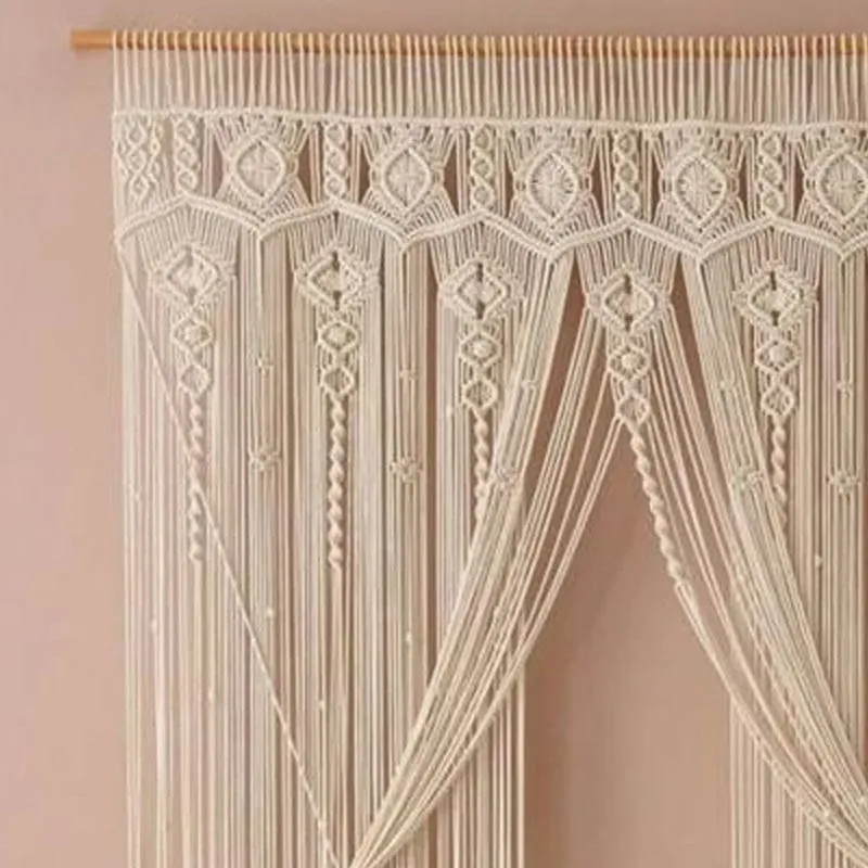 Nettle Weave Macrame Cotton Wall Hanging - 3
