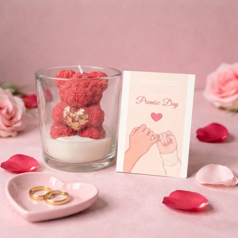 Heartfelt Glow Decorative Candles - Red media 3
