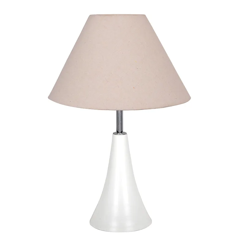 Arrido Glow Metal Table Lamp - Beige,White media 4