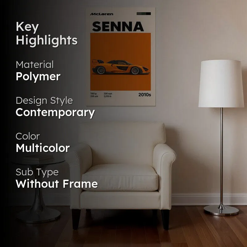 McLaren Senna Wall Poster media 2