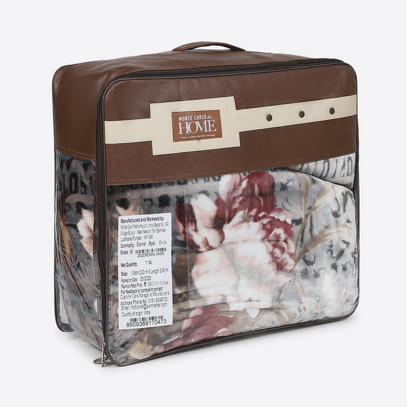 Monte Carlo Floral Elegance Blanket - 1042 GSM media 7
